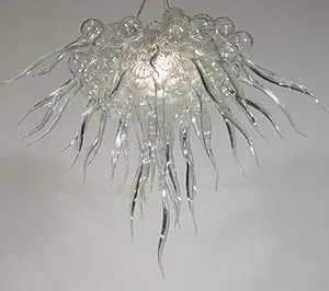 

Free Shipping Mini House Deco Cheap Clear Glass Chandelier