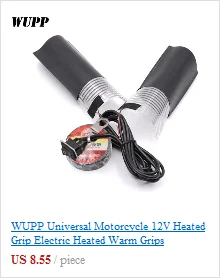 WUPP 3в1 руль мотоцикла электрический горячий мотоцикл нагревательная ручка ручки с подогревом+ напряжение+ USB зарядное устройство