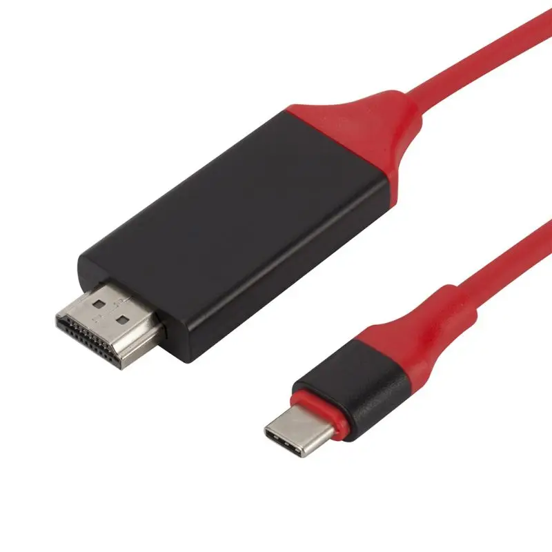 2 м USB-C HDMI кабель тип-c к HDMI адаптер конвертер для MacBook samsung Galaxy S9/S8/Note 9 huawei P20 Pro