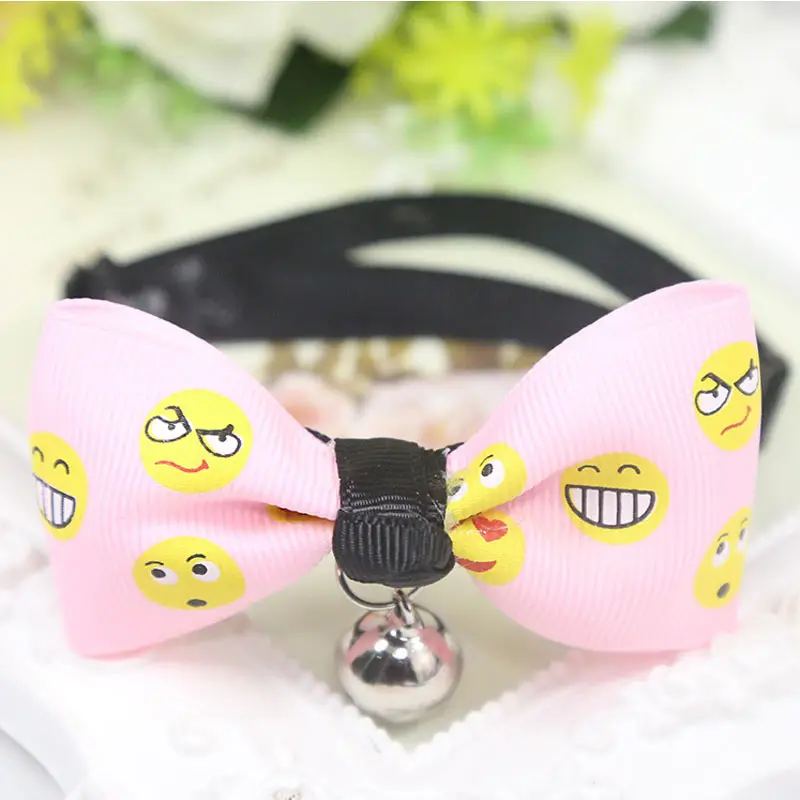 

Cat Dog Collar Tie With Bell Adjustable Necktie Puppy Kitten Bowtie Pet Supplies 899