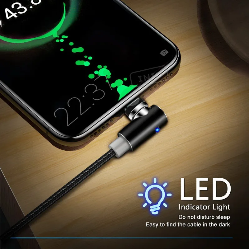 INIU Magnetic Cable Micro USB Type C Fast Charger Charging For iPhone XS X XR 8 7 6 5 Samsung S8 Magnet Android Phone Cable Cord