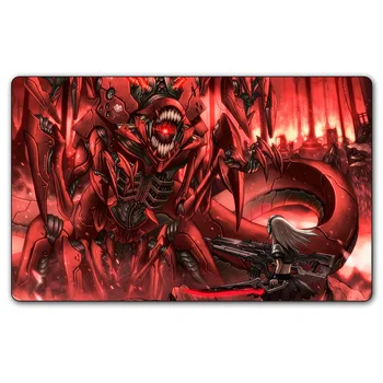 

(YGO #42 Playmat) 35X60CM 5DS YU-GI-OH Under Ground Red Dragon Play Mat Board Games YGO Card Games Table Pad with Free Gift Bag