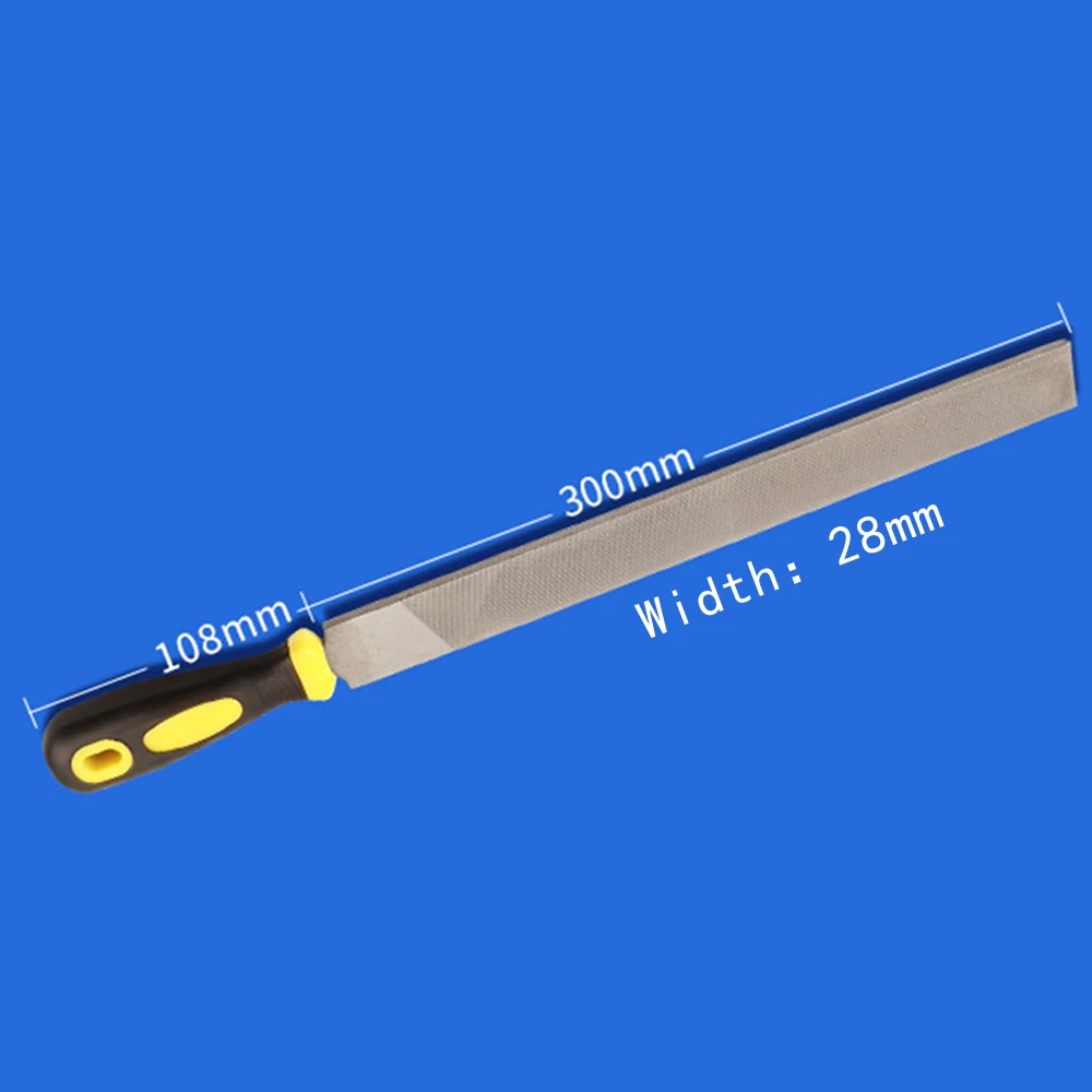 Shina 1 шт 12 дюймов плоский файл углерода Сталь T12 рашпили заточка один с ручкой файл