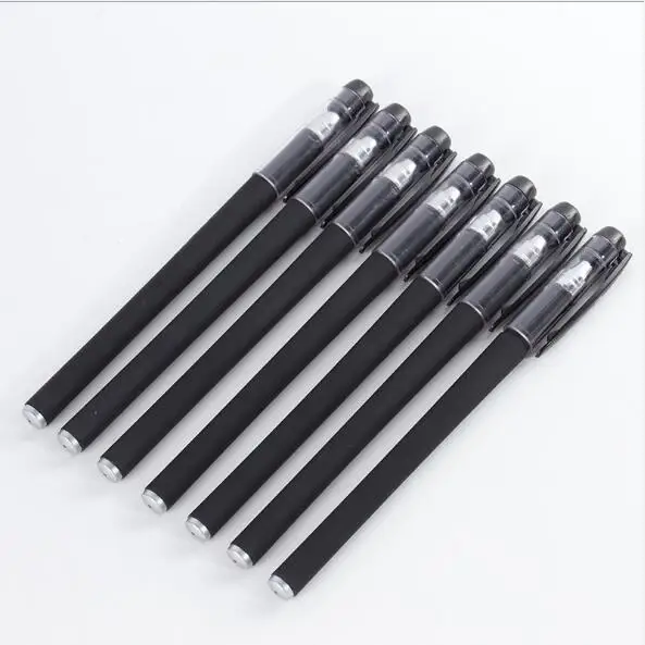 

5pcs/lot 0.55mm Black Ink Gel Pen Students Examination Pen Wedding Sign Pen School Office Stationery Supplies
