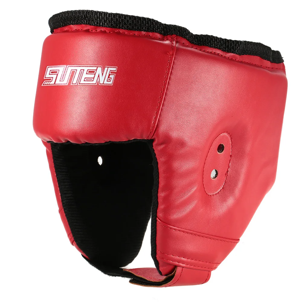 

Boxing Training Headgear Head Guard Martial Arts Kick Sparring Helmet Gear Face Head Protector