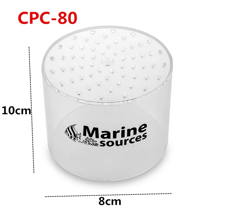 Аквариум LPS Коралловая кормушка крышка защита мозговой Коралл трахифиллия пища Предотвращение рыбы морской аквариум - Цвет: CPC-80