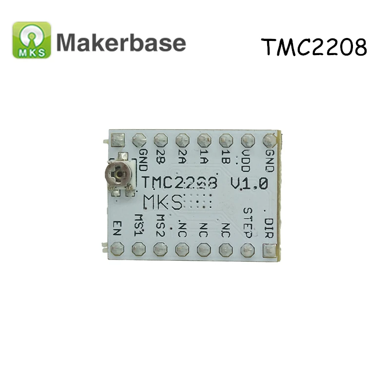 

3D Printer Parts StepStick MKS TMC2208 Stepper Driver ultra-Silent Stepping Controller Tube built-in Driver Current 1.4A