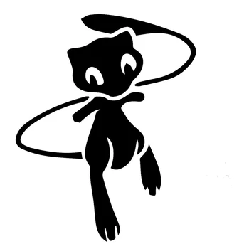 

58cm x 46.4cm 2 x Pokemon Mew Funny Graphical (one For Each Side)Car Sticker For Truck Window Auto Door Vinyl Decal 9 Colors