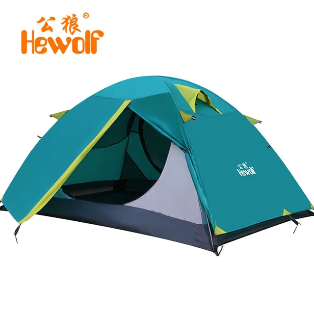 Cheap Outdoor Hiking Camping Tent Ultralight Double Layer Aluminum Pole Camping Tent Windproof Waterproof Double Layer Camping Tents
