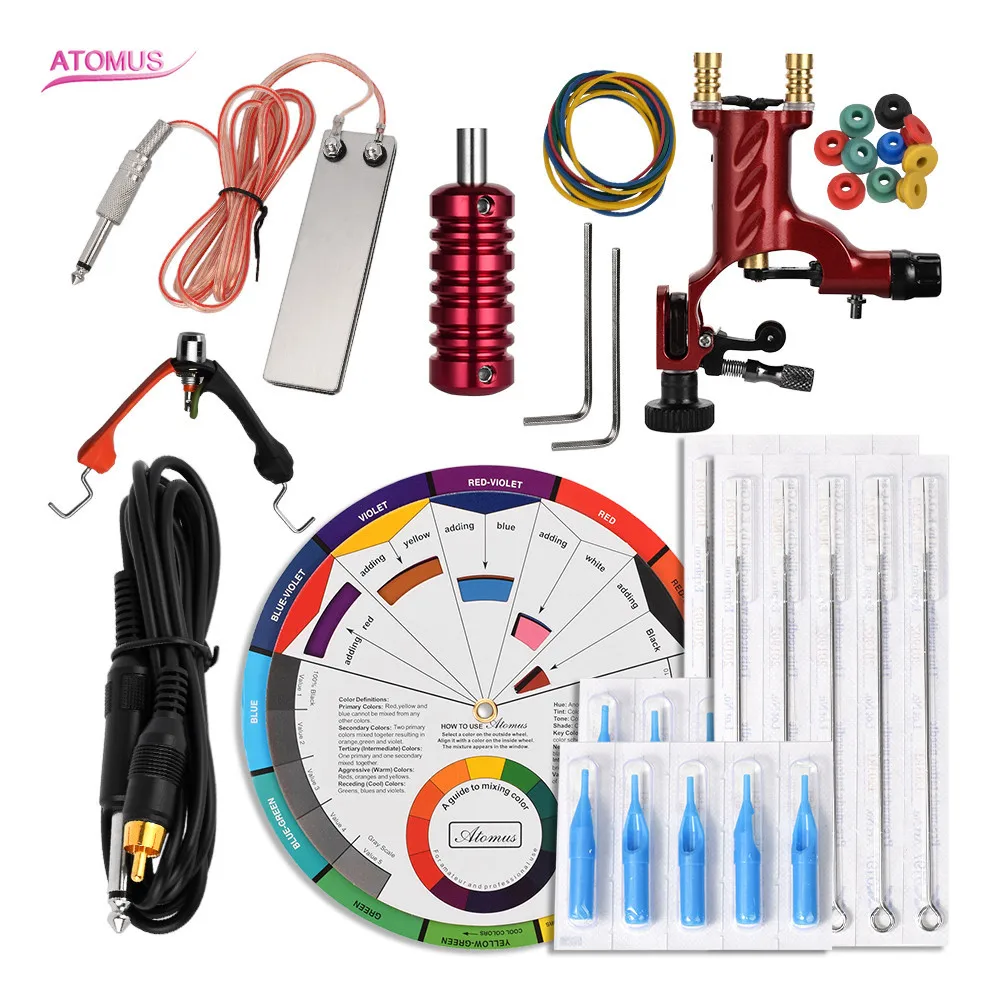 

Tattoo Machine Beginner Rotative Kit Tatuajes Tattoo Rotativa Machine Rotary Set Fontes Para Professional Kits Tatuagem Tatuaje