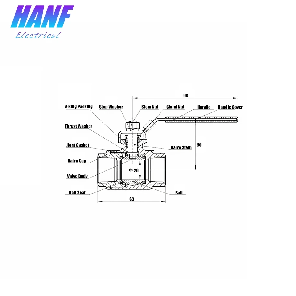 1 шт. 2 шт BSP DN20 3/4 &quotТруба шаровой клапан прямой узор 304 нержавеющая сталь Женская