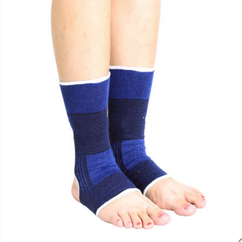 

1Pair Blue Ankle Support Foot Protector Corrector Compression Sleeve Bandage Brace Support Foot Socks Foot Care Pedicure Tools