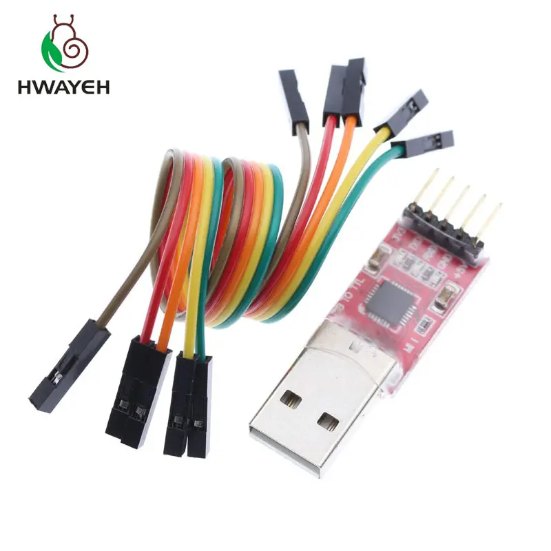 5 шт./лот CP2102 модуль USB к TTL последовательный UART STC кабель для загрузки PL2303 Super Brush line