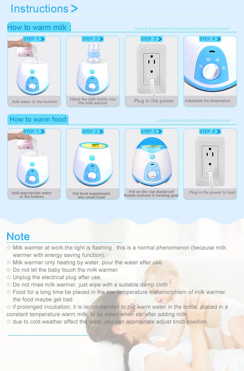 GL подогреватель бутылочек для молока, стерилизатор, механический нагреватель для еды, автоматический электрический подогреватель детского молока, подогреватель пищи, постоянная температура