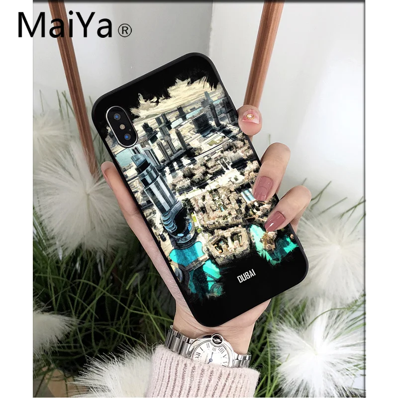 MaiYaCa City London Нью Йорк Париж Дубай Москва высококачественный чехол для телефона iPhone