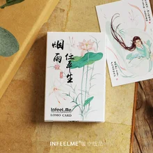 Старинная 28 шт. \ LOMO карточка ручная работа Милая креативная забавная поздравительная открытка пустая открытка для сообщений мини-открытка набор канцелярских принадлежностей для студентов