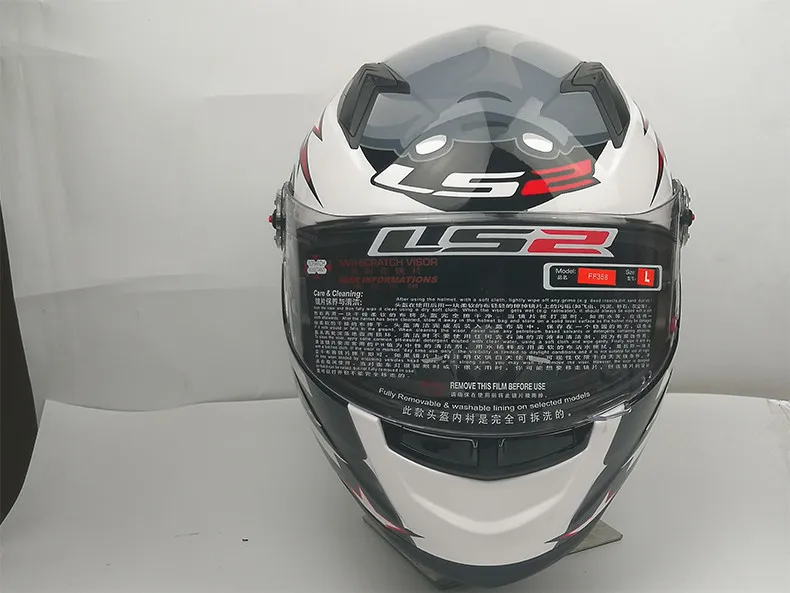 LS2 FF358 Полнолицевой мотоциклетный шлем Casco Moto Мужской Женский шлем съемный объектив capacete LS2 разноцветный