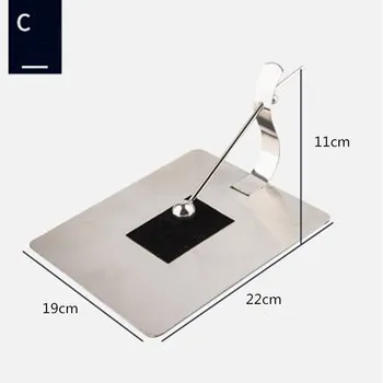 

Stainless steel tissue holder/Square tissue holder/ base/Hotel/napkin holder/table creative paper holder