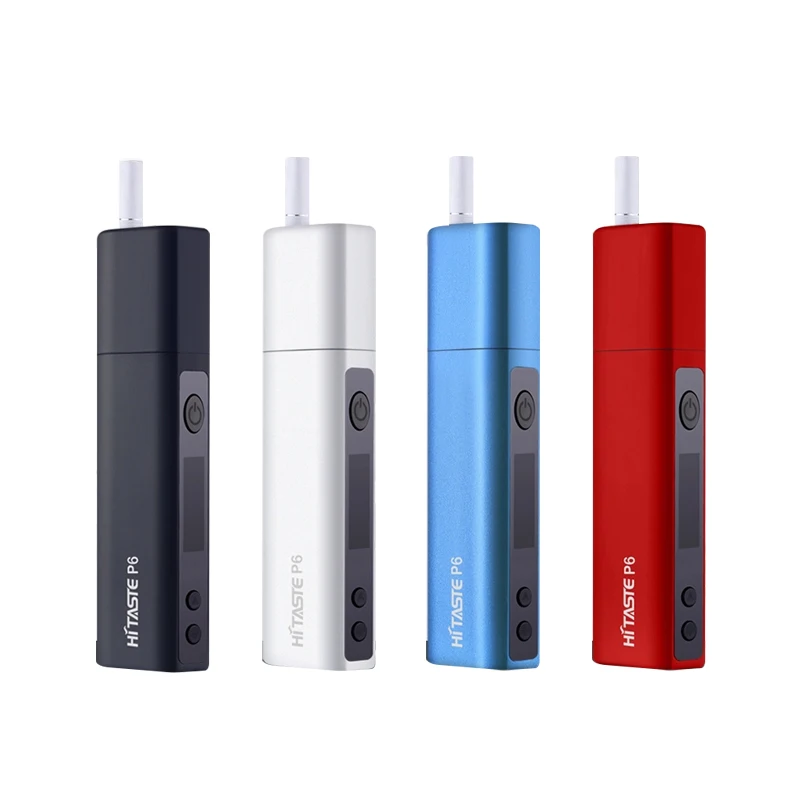 

2019 New original Hitaste P6 Heat Not Burn vape pen Kit Cigarette Tobacco Heating Device 3000mAh battery with OLED Screen