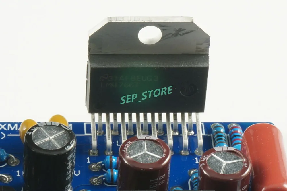 Собранная Модель LM4766T Deluxe стерео аудио Плата усилителя мощности DIY AMP 50 Вт * 2|power