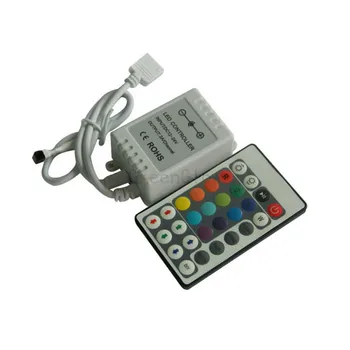 

1X High quality 28key RGB IR remote LED controller DC12~24V input free shipping