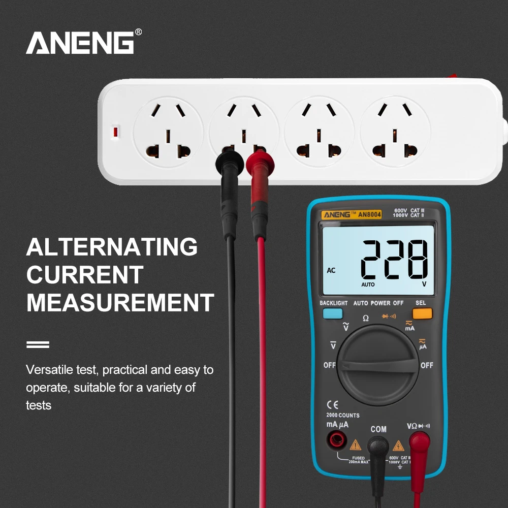 ANENG AN8004 LCD digital multimeter profesional capacitor tester esr meter richmeters inductance meter tester be true