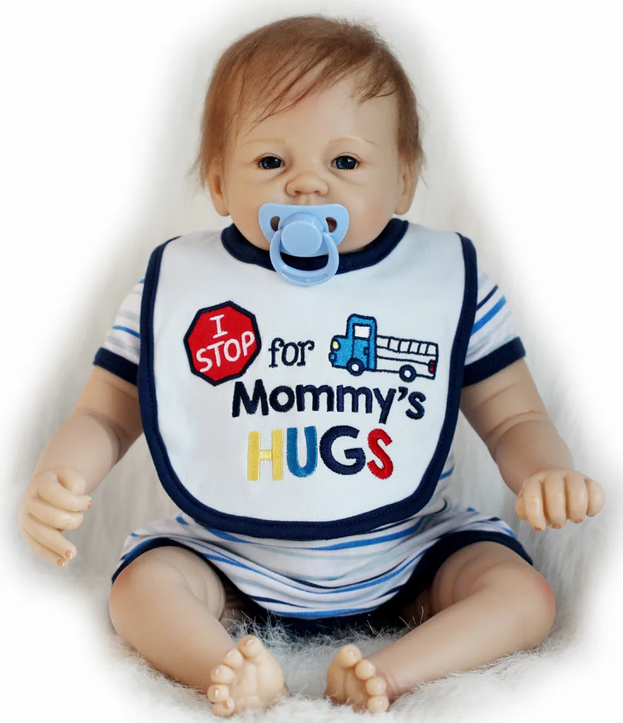 Baby doll reborn 20 inch silicone reborn Dolls 50cm PP cotton Realistic