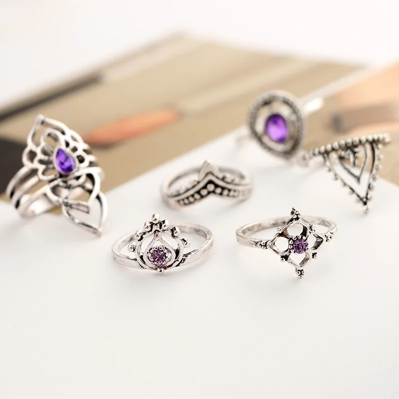 Новая Мода Золотое сердце большой камень костяшки кольцо Bijoux Femme чешские