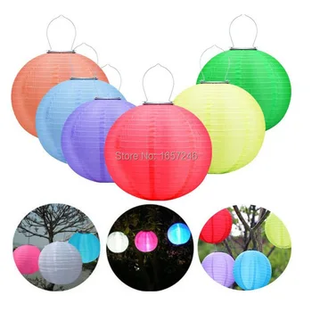 

20pcs Christmas Lantern Solar Powered LED Holiday Hanging Lanterns Non-woven Fabrics Waterproof LED Lamp for Wedding