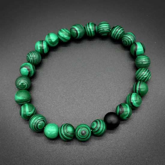 Черный зеленый браслет расстояние для пары амулеты Йога, медитация Braclet для мужчин женщин влюбленных лучший друг ювелирный подарок