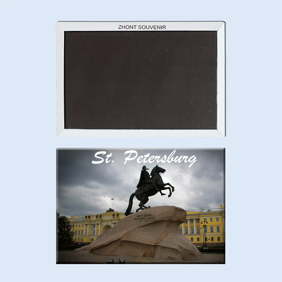 

World_Russia_The_Bronze_Horseman_St._Petersburg Fridge Magnets 22100