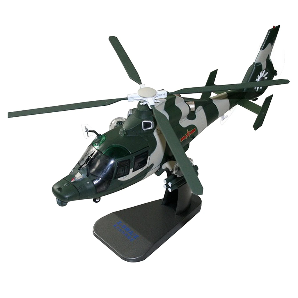 HIgh Simulation 1:48 Scale Chinese Armed  Z- 9 Helicopter Model Airplane Diecast Alloy Collectables Gift Toy Souvenir