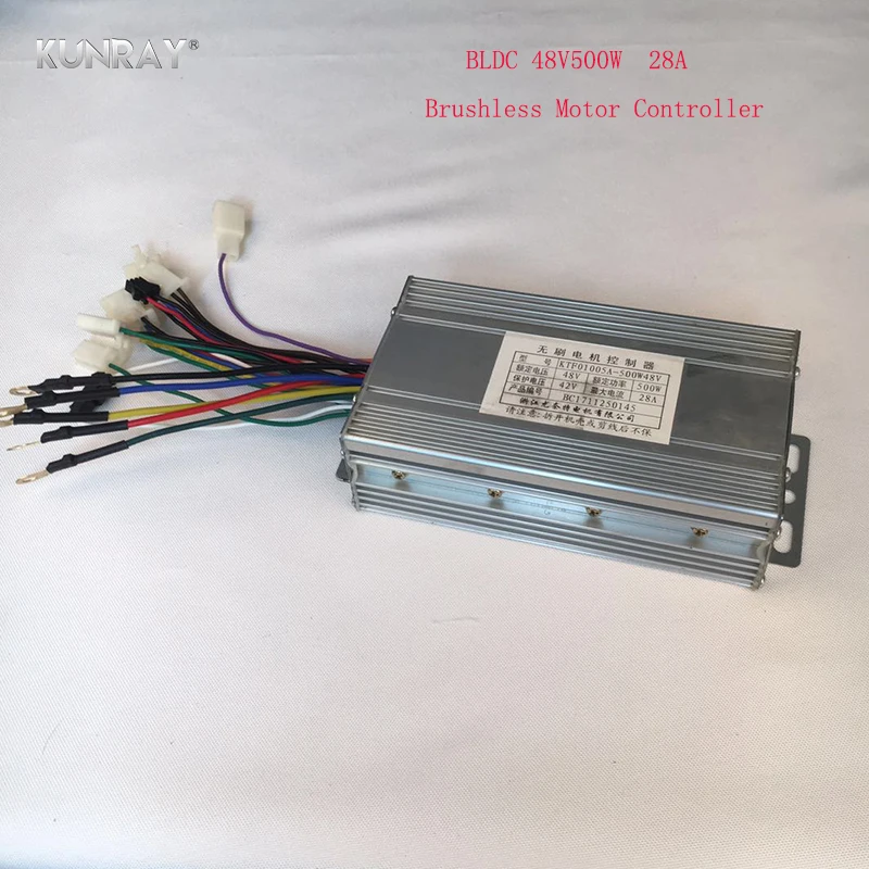 Бесщеточный контроллер скорости двигателя Unitemotor 12 Mosfet 48 В постоянного тока 500 Вт