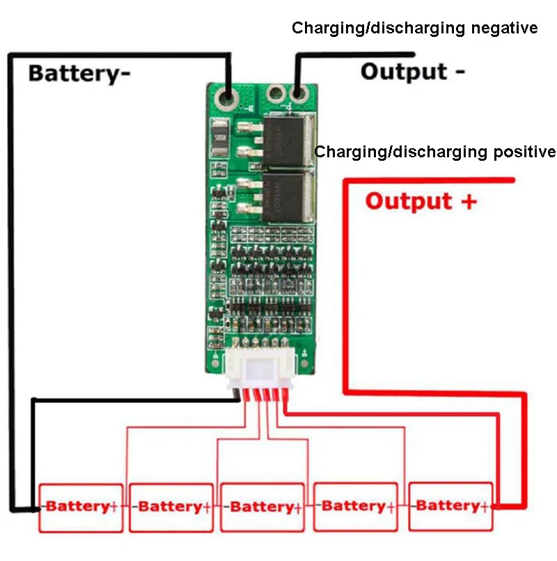 2 шт./лот 5S 15A литий-ионный Батарея BMS 18650 Зарядное Устройство Защиты доска 18 В 21 В ячейки схема защиты
