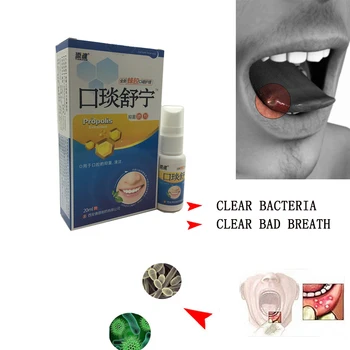 

Bee Propolis Mouth Clean Oral Spray, Bad Breath Treatment Of Oral Ulcer Pharyngitis Halitosis Treatment, Breath Freshener