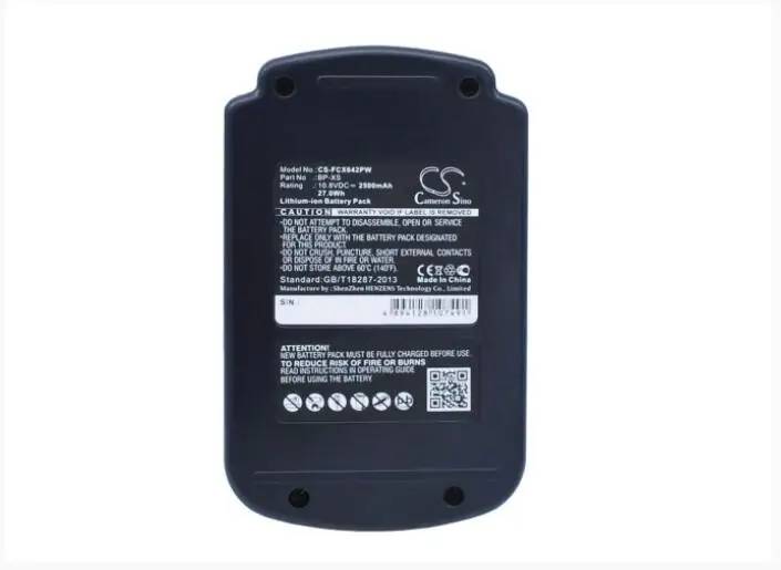 Аккумулятор Cameron Sino 2500 мАч для FESTOOL CXS 498642 BP XS|Цифровые аккумуляторы| |