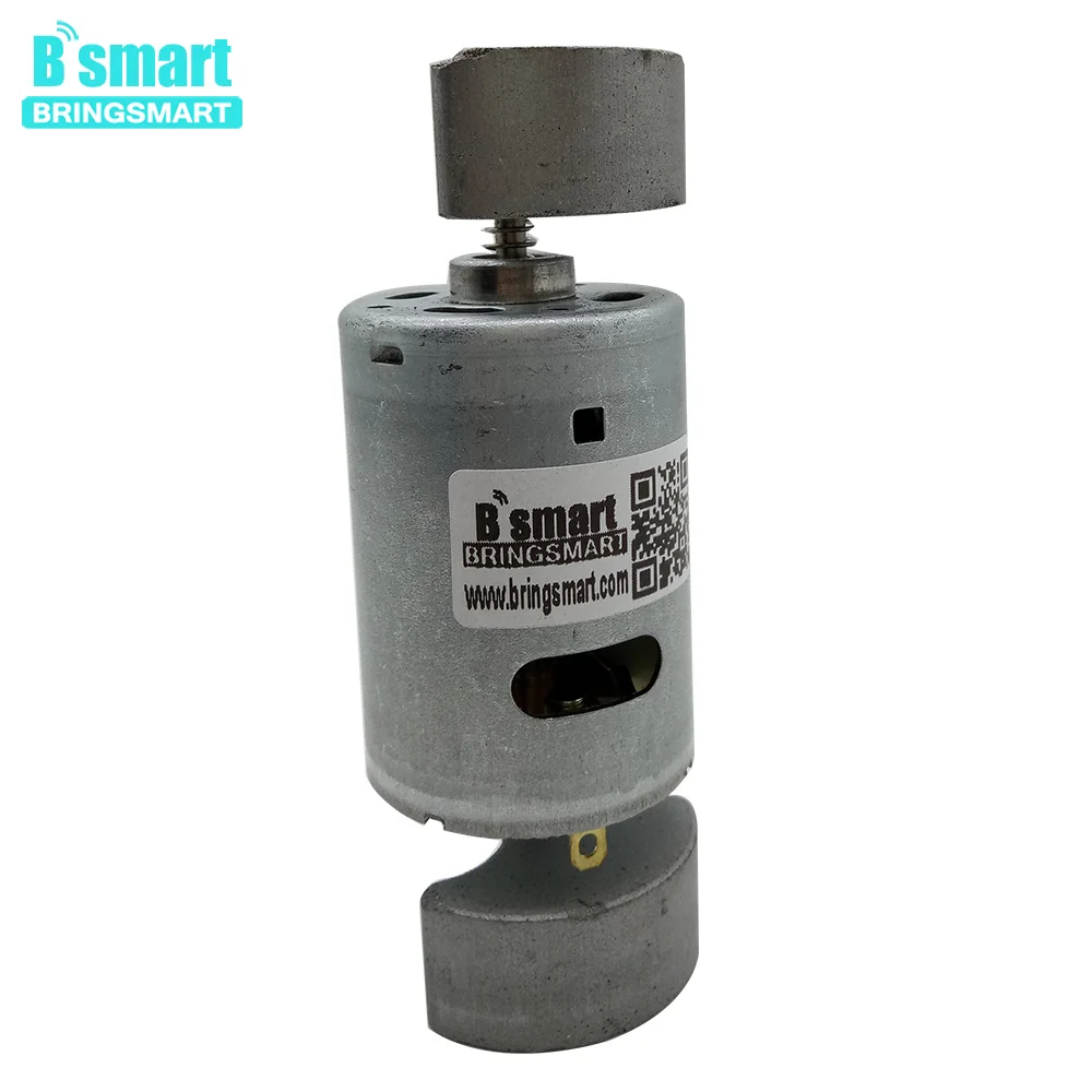 Bringsmart RF-545 мини двигатель постоянного тока двойной конец микро Вибрационный двигатель двойной вал маленький Электрический мотор сильный вибрационный для массажера