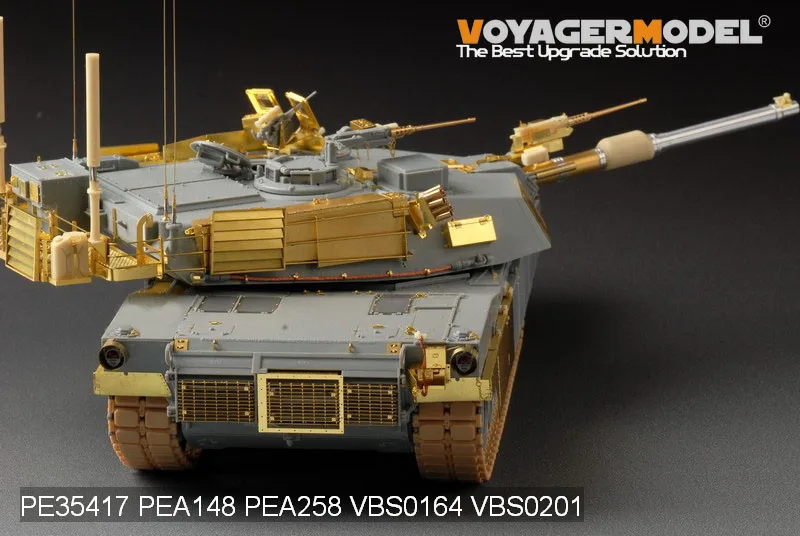 Kit de Gravação de Metal Hobby-modelo Voyager Modelo Abrams Main War Tank Atualizado Knl Pe35417 17 High Quality Brinquedos e hobbies