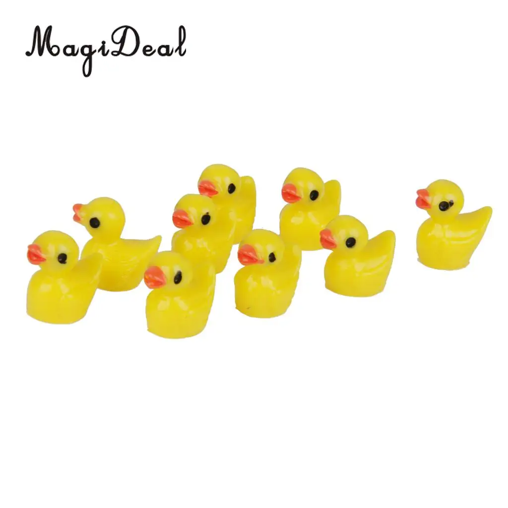 Goedkoop MagiDeal 20 stks Little Ducks Papegaaien Bomen Miniatuur Bonsai Ambachten Fairy Tuin Landschap Terrarium Ornament DIY Home Decor