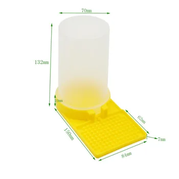 

3pcs Supplies plastic feeders for bees watering feeding feed food honing waterer new type bottle cup box beekeeping tools