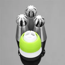 4 шт./компл. русский глазировки насадка для декорирования торта шара кондитерские изделия Кондитерские наконечники для сладких изделий украшения кекс декоратор Инструменты для выпечки