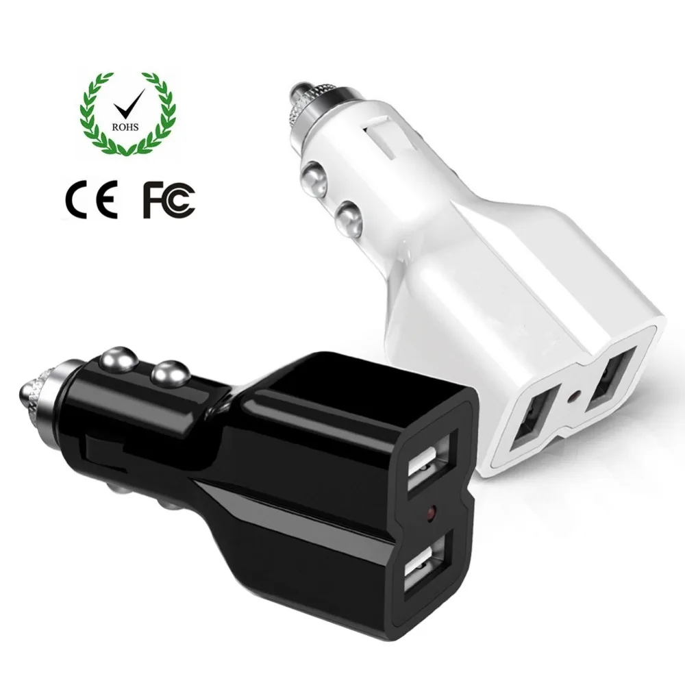 FCC Dual Port USB Car Charger for Apple and Android ...