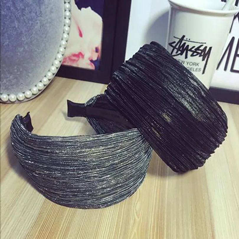 

Women Wide Fabric Headband Dance Headband Adjustable Stretch Hairband Lace Hair Bands Elastic Hair Band Turban Head Wear