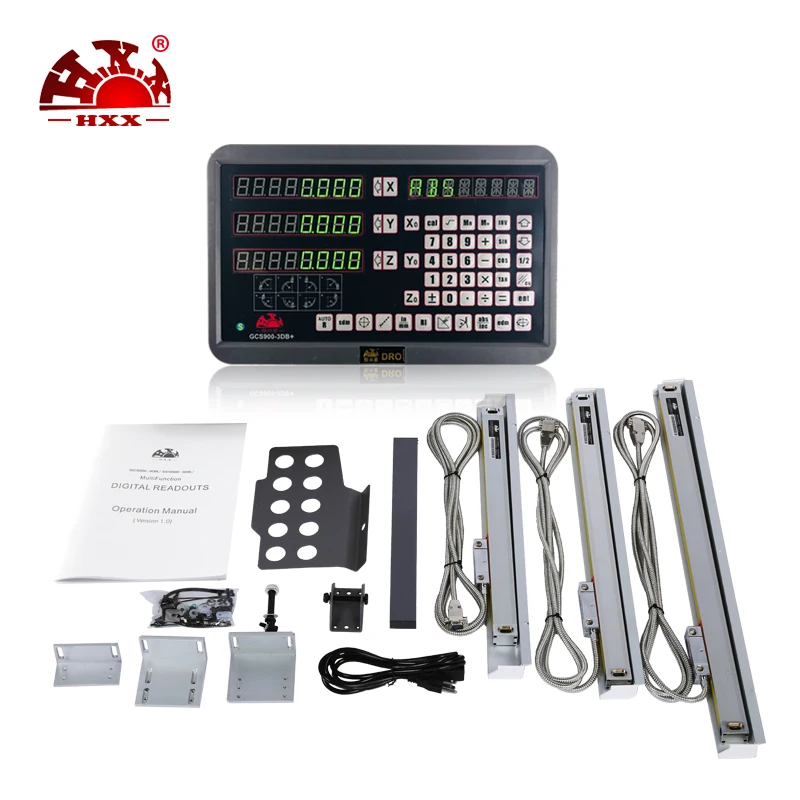 

Machine three axis digital readout (xyz) and linear glass scales within 1000mm