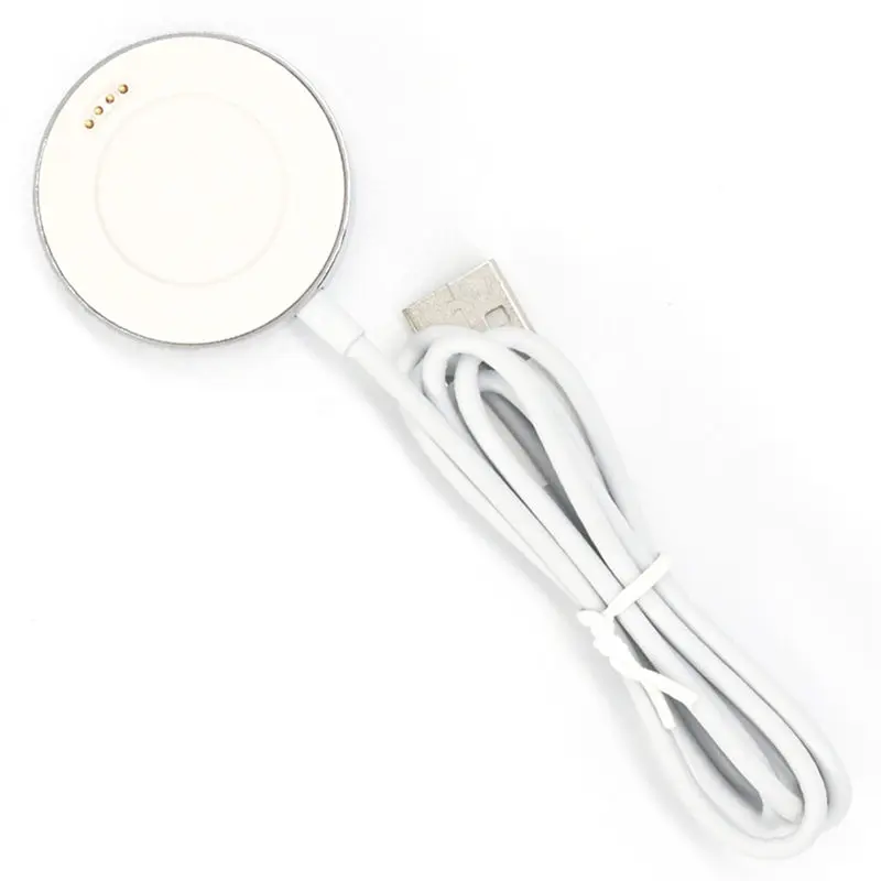 White USB Смарт часы магнитное зарядное устройство подставка Док-станция для huawei Часы Smartwatch android часы Магнитный кабель для быстрой зарядки - Цвет: White