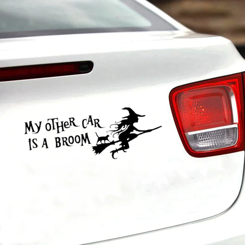 Details about   My other car is a broom stick funny vinyl decal car bumper sticker 287 