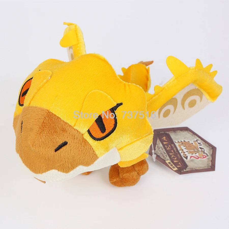 Новый Monster Hunter 8 5 &quotRioreia/Rathian желтая плюшевая кукла животных игрушки дети подарок