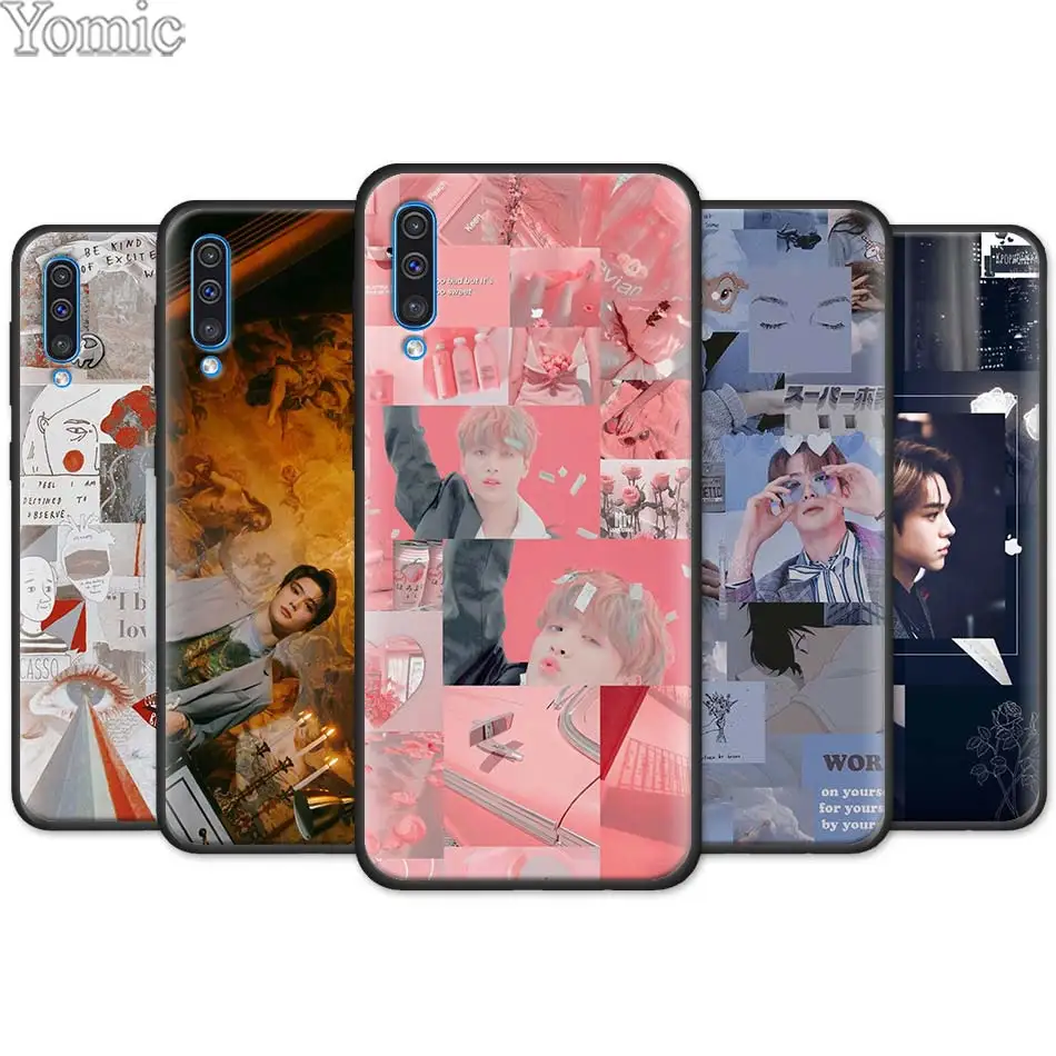 

NCT 127 Kpop Boy group Cute Silicone Phone Case for Samsung Galaxy M30 M10 M20 A50 A70 A9 A8 A6 A7 TPU Black Soft Case Cover