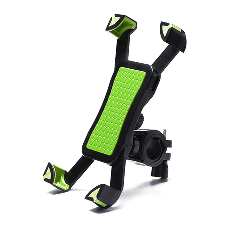 

New Fashion Bike Phone Holder Handlebar Clip Non-slip 360 Rotate Bicycle Stand Mount Bracket For 3.5-6.5 Inch Mobile Phone SMN88