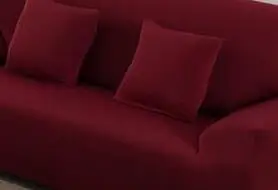Одноцветные Эластичные наборы диванов-универсальные чехлы для диванов, противоскользящие чехлы для диванов, всесезонные тканевые чехлы для диванов - Цвет: dark red